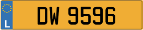 Truck License Plate